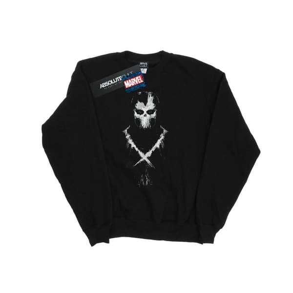 Marvel Womens/Ladies Captain America Civil War Crossbones Sweatshirt Black XS