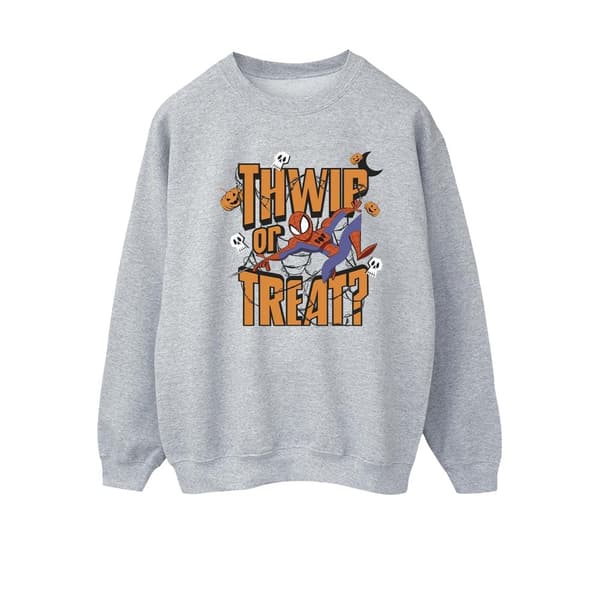 Marvel Dam/Tjej Spider-Man Thwip Or Treat Sweatshirt