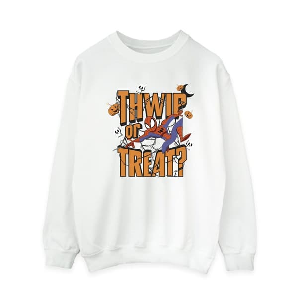 Marvel Dam/Tjej Spider-Man Thwip Or Treat Sweatshirt