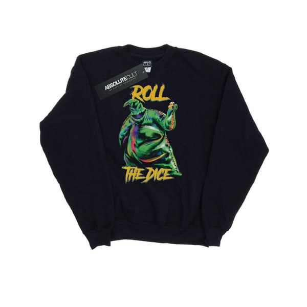 Disney Womens/Ladies Nightmare Before Christmas Oogie Boogie Dice Sweatshirt