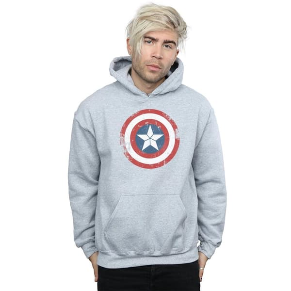 Marvel Kapten Amerika - inbördeskriget - Sköld-hoodie med tryck
