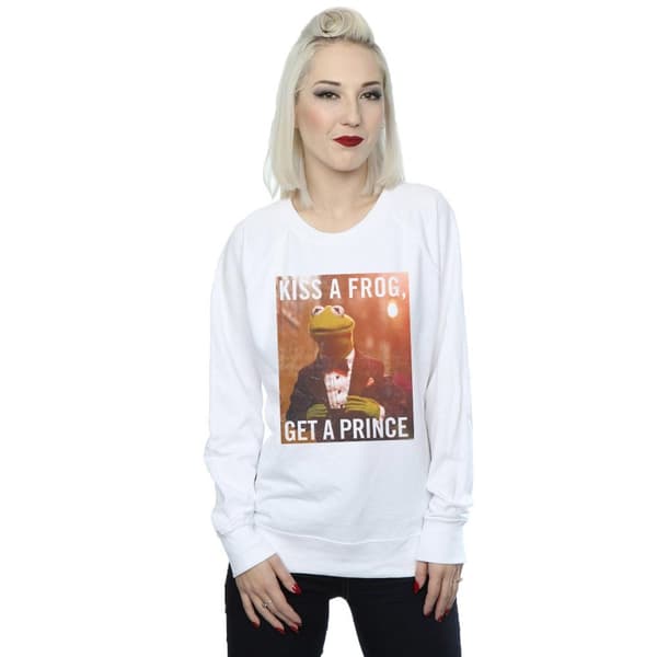 Disney Dam/Tjej Mupparna Kysser En Groda Får En Prins Sweatshirt