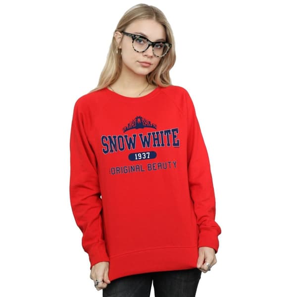 Disney Womens/Ladies Princess Snow White Original Beauty Collegiate Sweatshirt