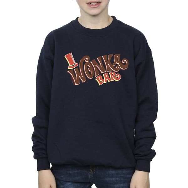 Willy Wonka Pojkar Bar Logo Sweatshirt