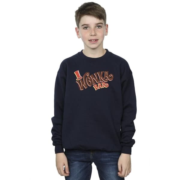 Willy Wonka Pojkar Bar Logo Sweatshirt