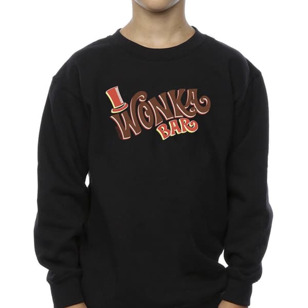 Willy Wonka Pojkar Bar Logo Sweatshirt