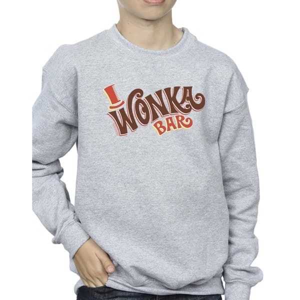Willy Wonka Pojkar Bar Logo Sweatshirt