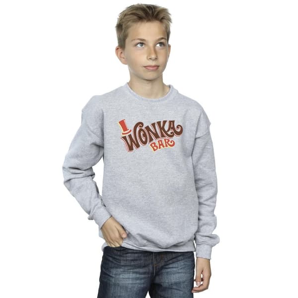 Willy Wonka Pojkar Bar Logo Sweatshirt