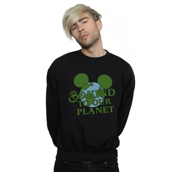 Disney Mens Mickey Mouse Be Kind Sweatshirt