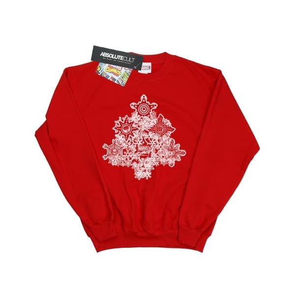 Marvel Sweatshirt med julgran för herrar