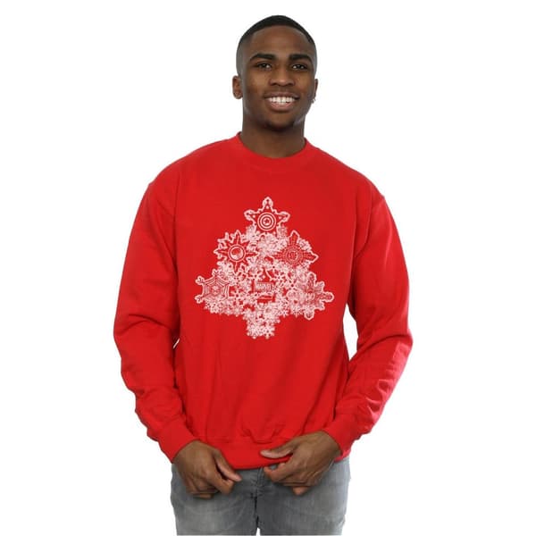 Marvel Sweatshirt med julgran för herrar