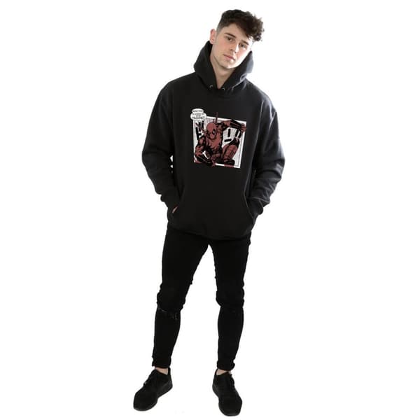 Marvel Mens Deadpool Breaktime Tacos Hoodie