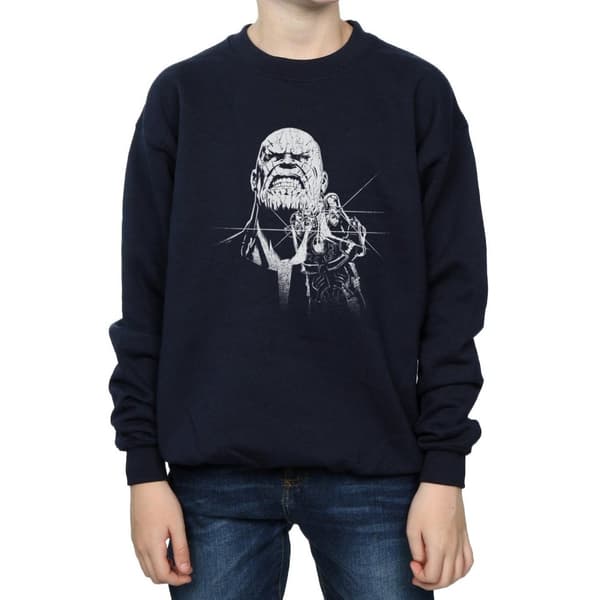 Marvel Pojkar Avengers Infinity War Fierce Thanos Sweatshirt