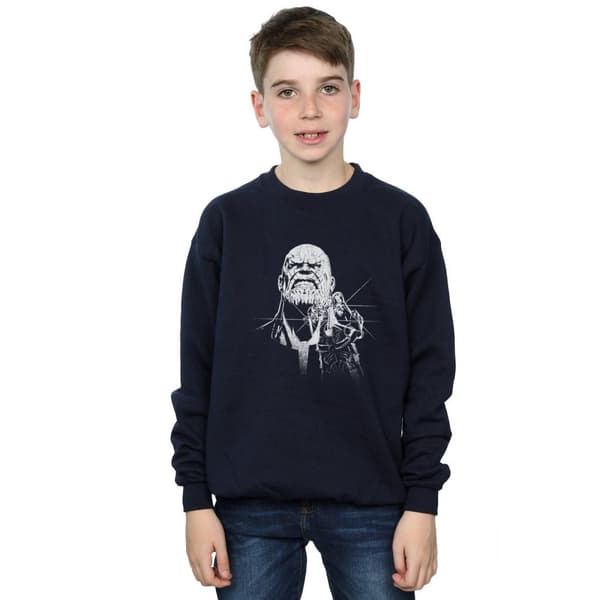 Marvel Pojkar Avengers Infinity War Fierce Thanos Sweatshirt