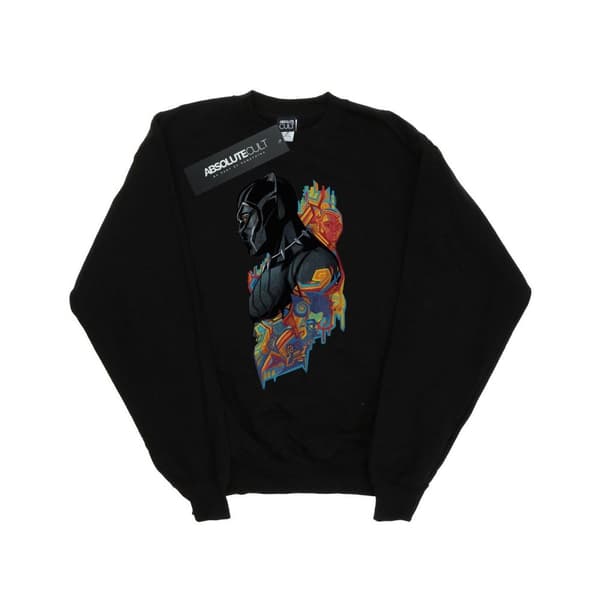 Marvel Girls Black Panther Profile Sweatshirt