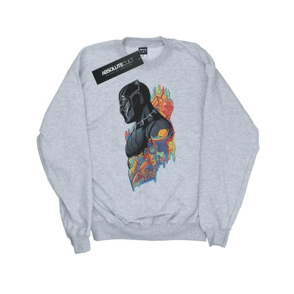 Marvel Girls Black Panther Profile Sweatshirt