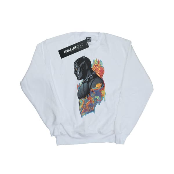 Marvel Girls Black Panther Profile Sweatshirt