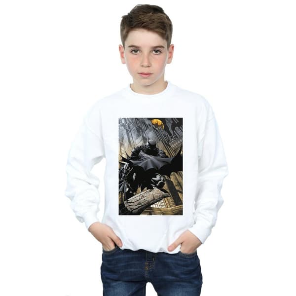 DC Comics Boys Batman Night Gotham City Sweatshirt