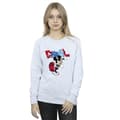 Miniatyrbild 2 av 3: Disney Dam/Tjej Musse Pigg Mål Striker Pose Sweatshirt