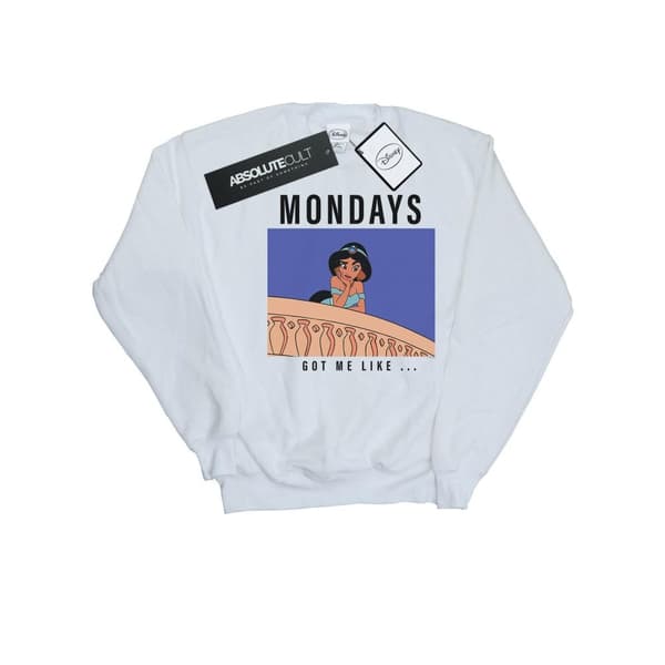 Disney Princess Dam/Tjej Jasmine Mondays Got Me Like Sweatshirt