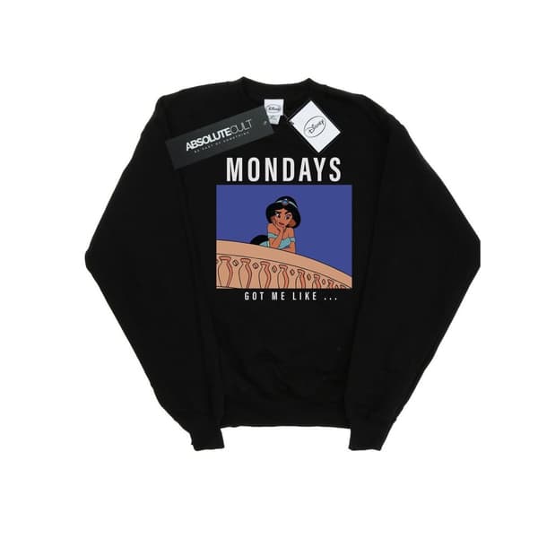 Disney Princess Dam/Tjej Jasmine Mondays Got Me Like Sweatshirt