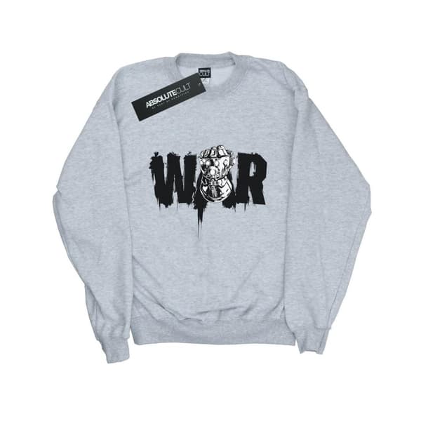 Marvel Avengers Infinity War Fist-tröja för tjejer Sports Grey 9-11 Years