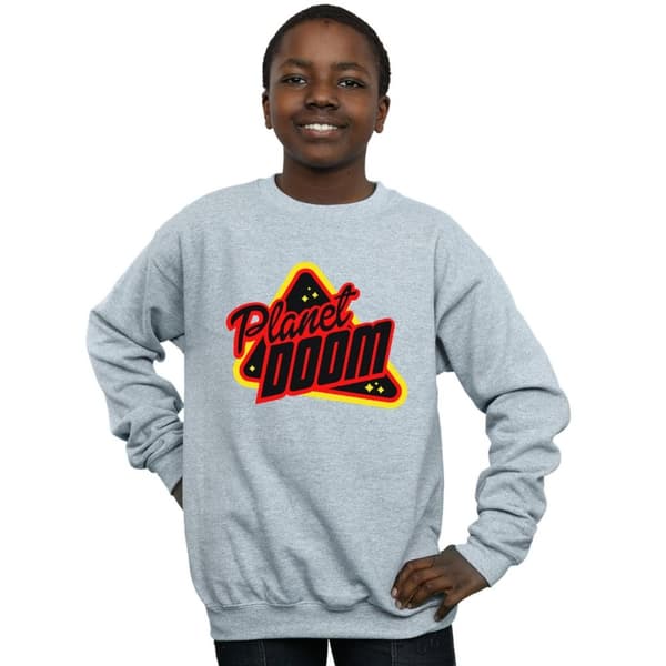 Ready Player One Boys Planet Doom Logo Sweatshirt