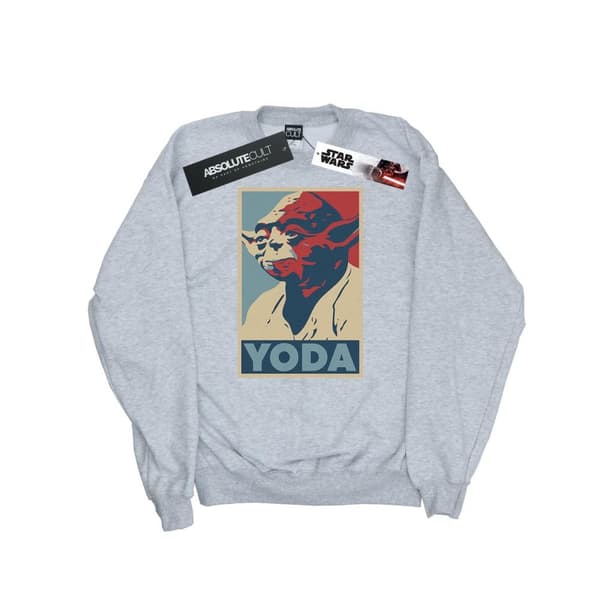 Star Wars Womens/Ladies Yoda Poster Sweatshirt