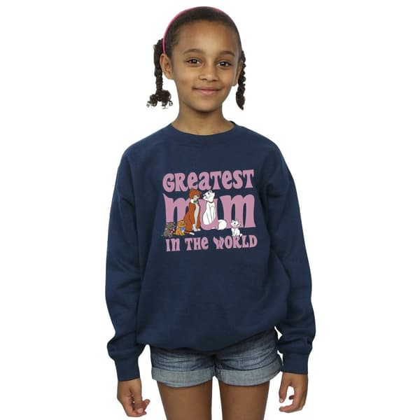 Disney Girls The Aristocats Greatest Mum Sweatshirt