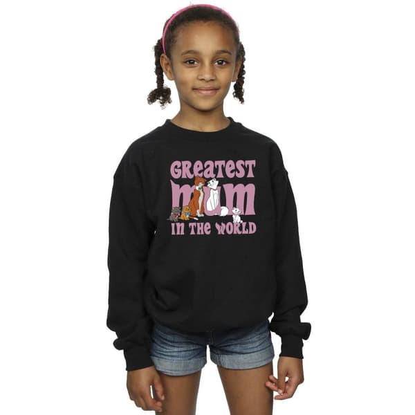 Disney Girls The Aristocats Greatest Mum Sweatshirt