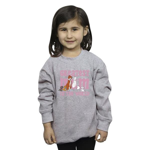 Disney Girls The Aristocats Greatest Mum Sweatshirt