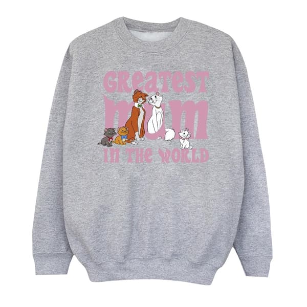 Disney Girls The Aristocats Greatest Mum Sweatshirt