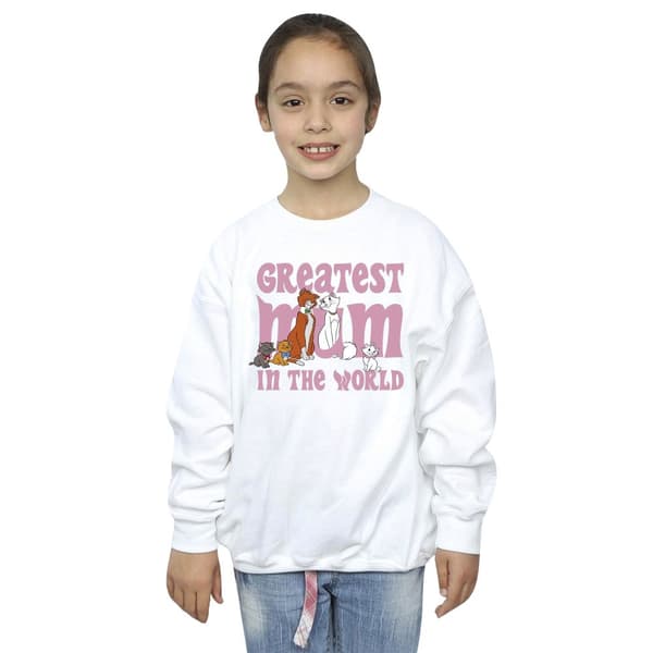 Disney Girls The Aristocats Greatest Mum Sweatshirt