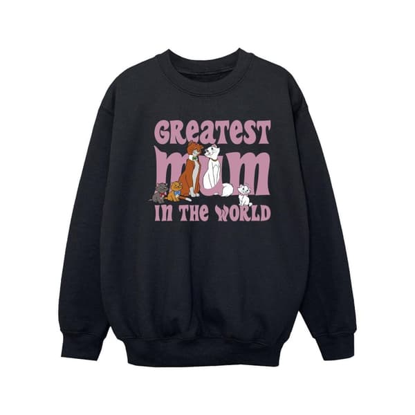 Disney Girls The Aristocats Greatest Mum Sweatshirt