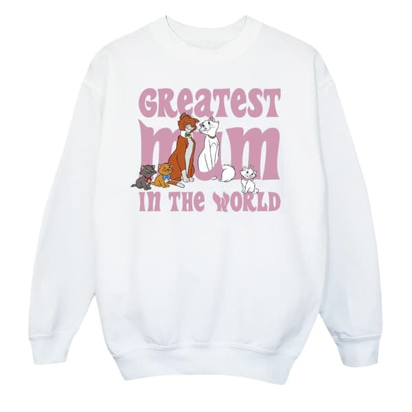 Disney Girls The Aristocats Greatest Mum Sweatshirt