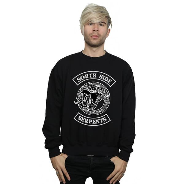 Riverdale Mens Southside Serpents Monotone Sweatshirt