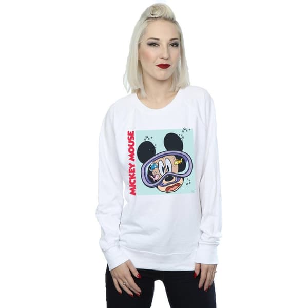 Disney Dam/Tjej Musse Pigg Under Vatten Sweatshirt