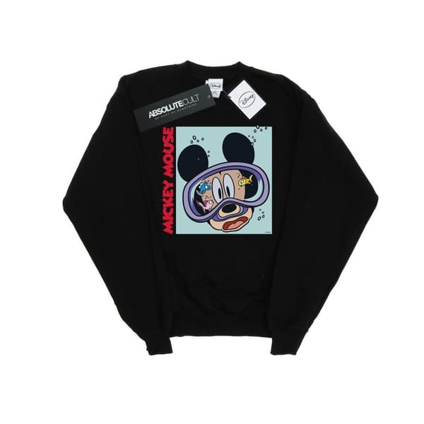 Disney Womens/Ladies Mickey Mouse Under Water Sweatshirt