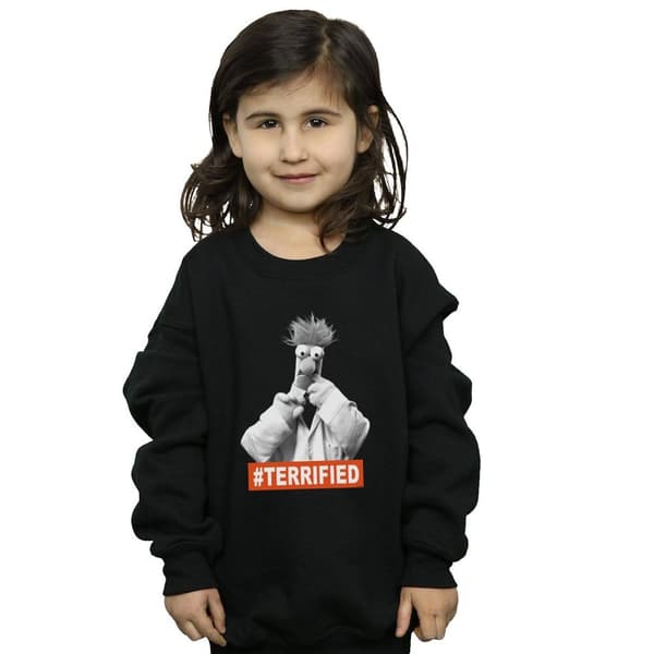 Disney Girls The Muppets Beaker Terrified Sweatshirt