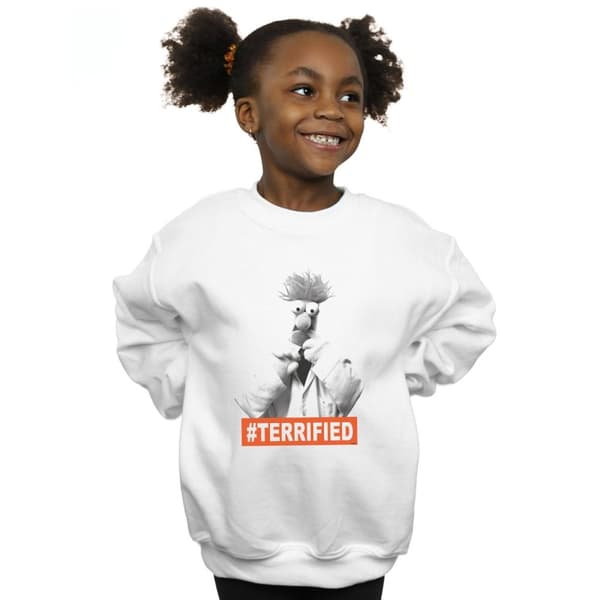 Disney Girls The Muppets Beaker Terrified Sweatshirt
