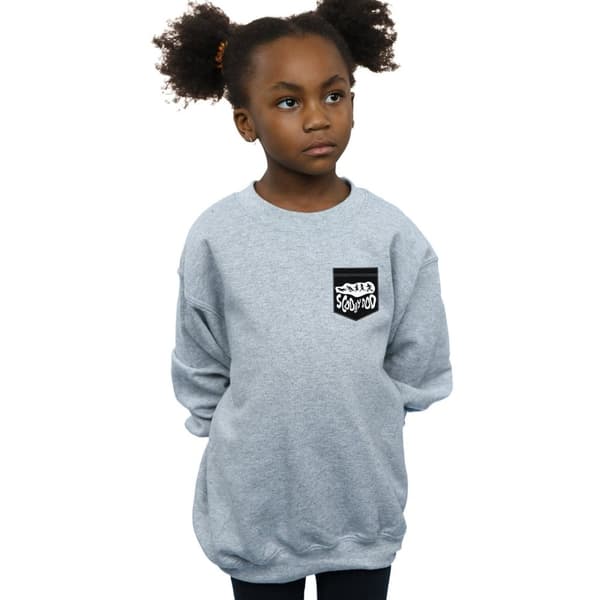 Scooby Doo Girls Faux Pocket Sweatshirt