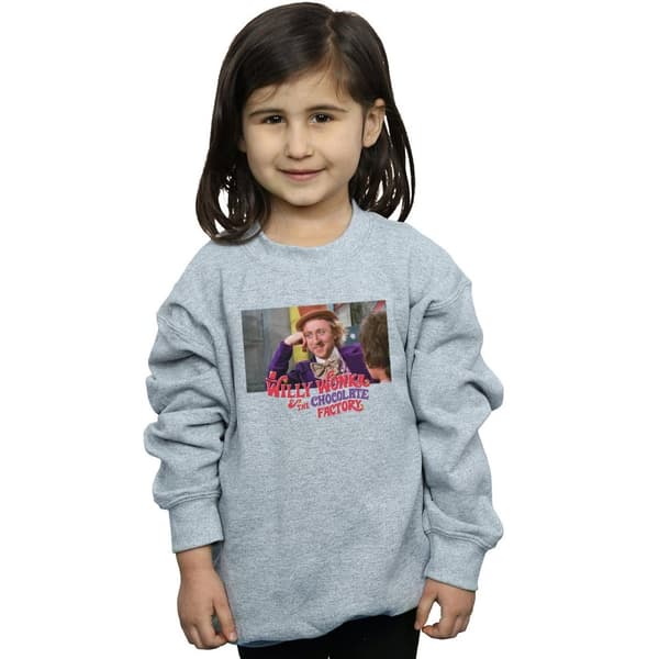 Willy Wonka And The Chocolate Factory Condescending Wonka Sweatshirt för flickor