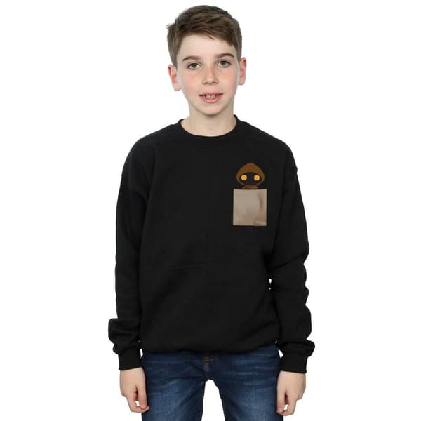Star Wars Boys Jawa Pocket Print Boyfriend Fit Sweatshirt