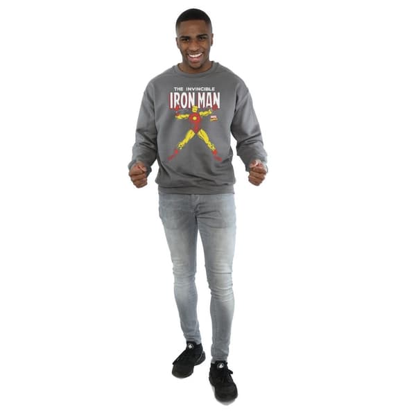 Marvel Sweatshirt med Iron Man-kedjor för herrar