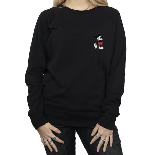 Disney Dam/Tjej Musse Pigg Kickin Retro Chest Sweatshirt