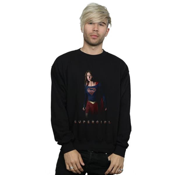 DC Comics Mens Supergirl TV Series Kara Standing Sweatshirt