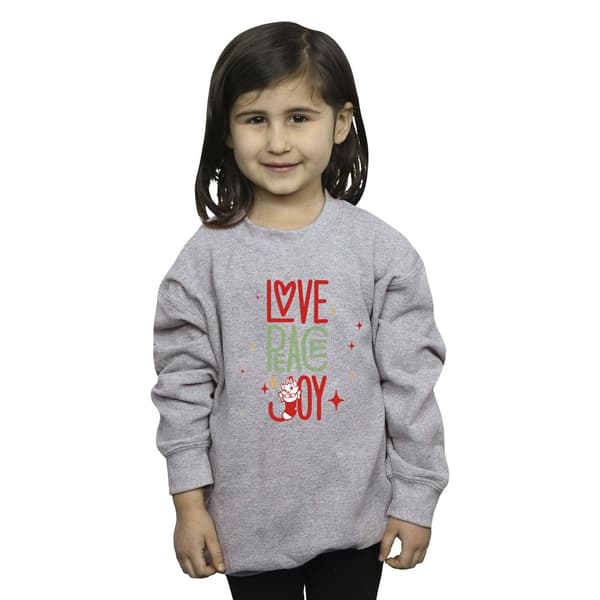 Disney Girls The Aristocats Marie Love Peace Joy Sweatshirt