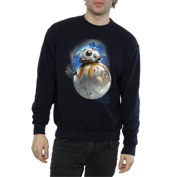 Star Wars Mens The Last Jedi BB-8 Brushed Sweatshirt
