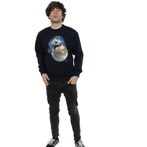Star Wars Mens The Last Jedi BB-8 Brushed Sweatshirt