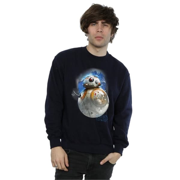 Star Wars Mens The Last Jedi BB-8 Brushed Sweatshirt